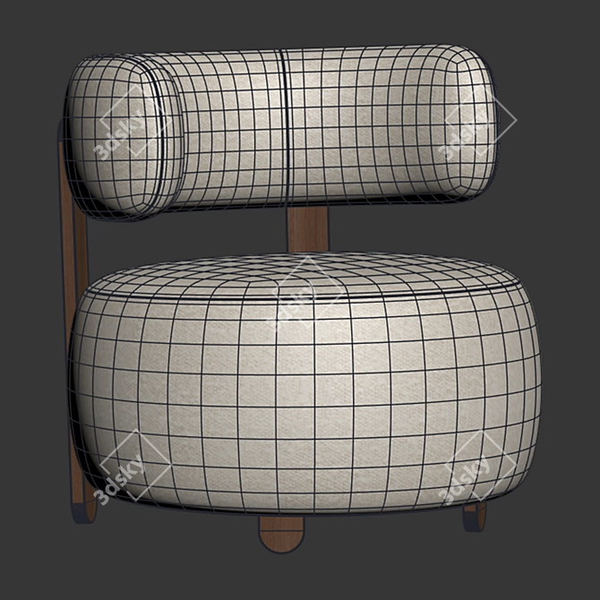 Seamless Textured 3D Furniture Model 3D model image 6