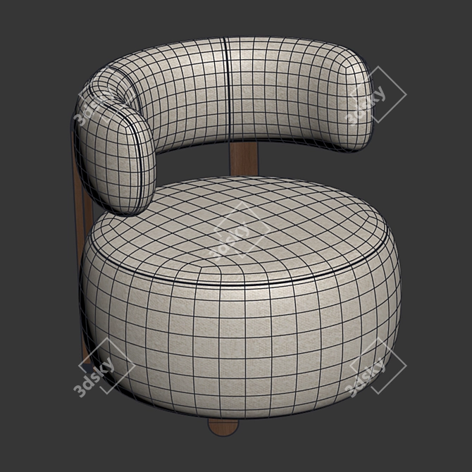 Seamless Textured 3D Furniture Model 3D model image 8