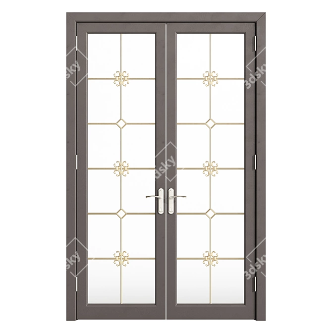 Bifold Interior Doors 3D model image 3