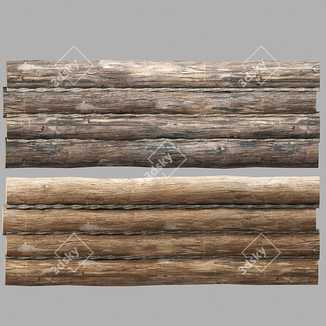 Log Kit 12: 3000x300 3D model image 2