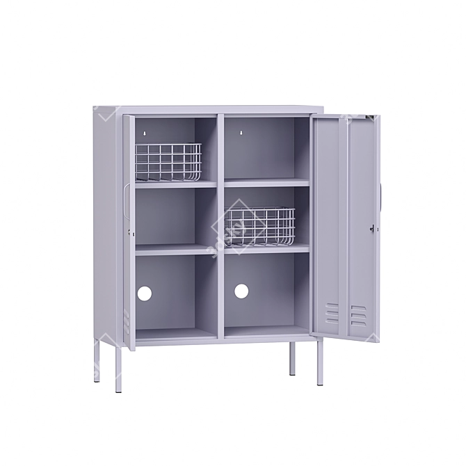 Metal Lockers for Home & Public 3D model image 12