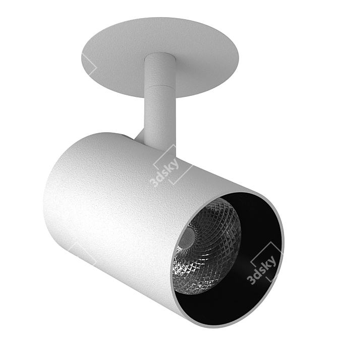 Sleek Recessed Lighting Solution 3D model image 2