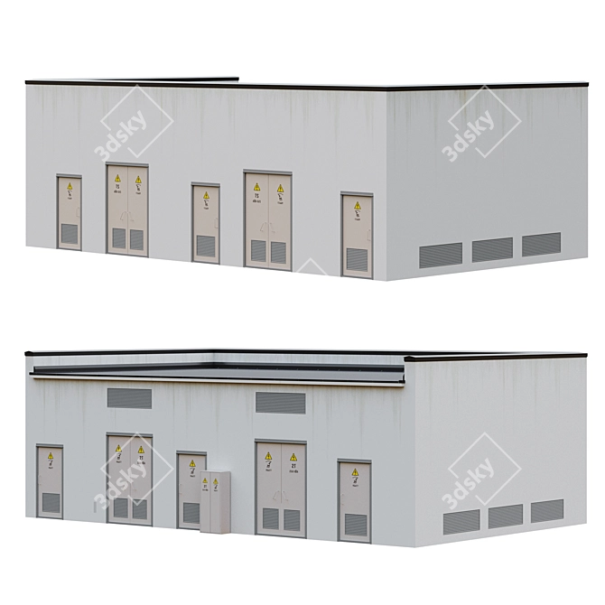 Transformer Substation 3D model image 2