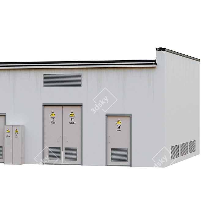 Transformer Substation 3D model image 3