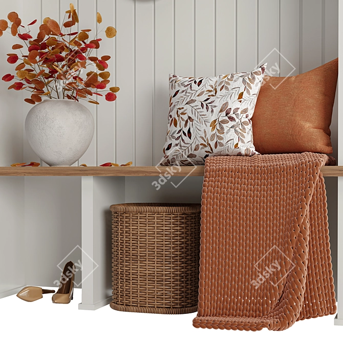 Autumn Entryway Furniture Set 3D model image 3