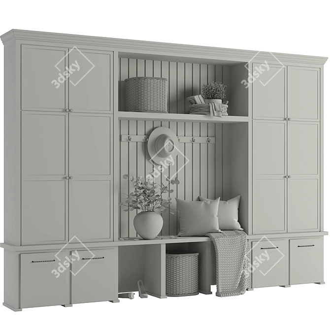 Autumn Entryway Furniture Set 3D model image 5