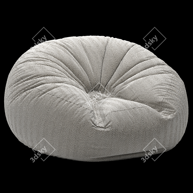 Bed Ottomans Set 3D model image 2