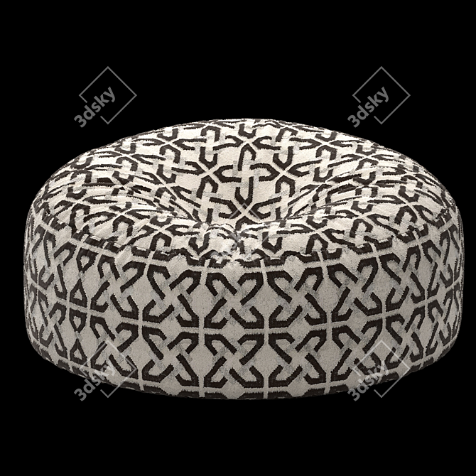 Bed Ottomans Set 3D model image 4