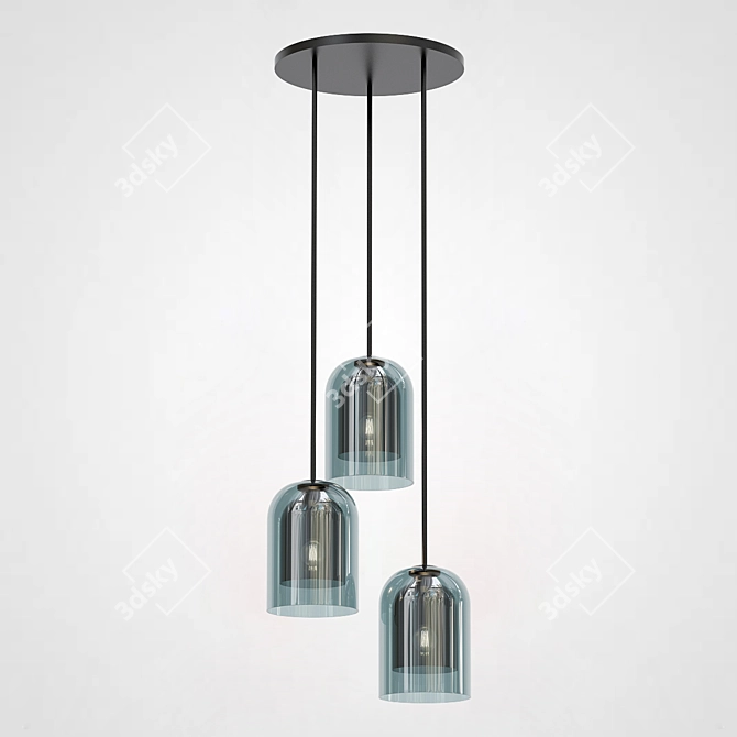 Imperium Loft ARIA Smoky Pendant 3D model image 2