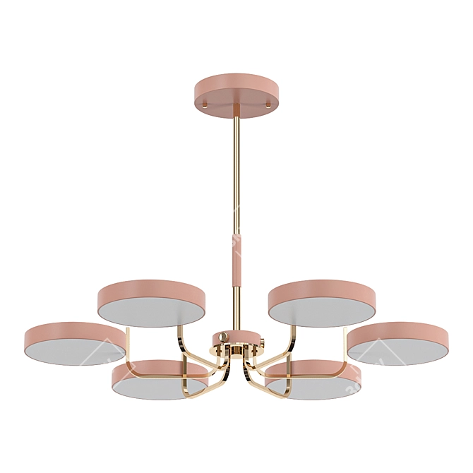 ImperiumLoft TAVIS D78 Pendant Chandelier 3D model image 3