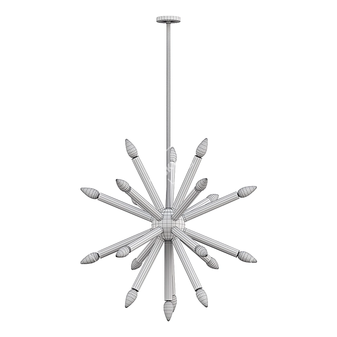 ImperiumLoft WIND Pendant Chandelier 3D model image 3