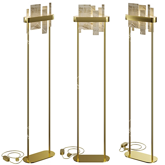 Elegant Honice Stl Lighting Fixture 3D model image 1