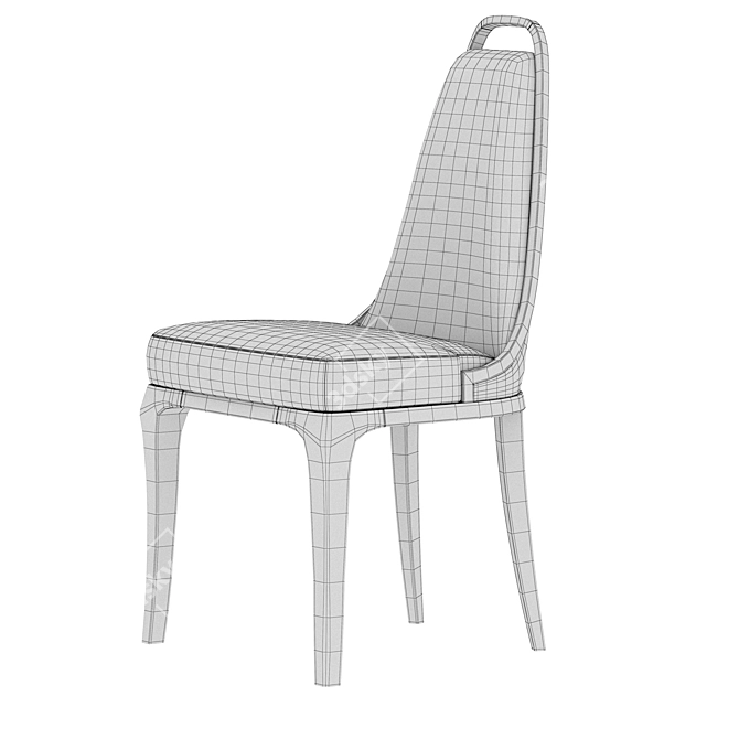 Elegant Alexander Chair Design 3D model image 5