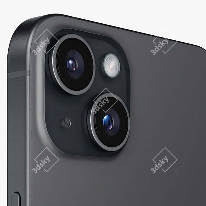 Apple iPhone 15 Plus Model 3D model image 2