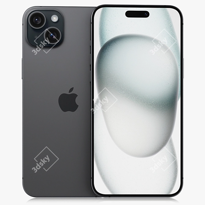 Apple iPhone 15 Plus Model 3D model image 3