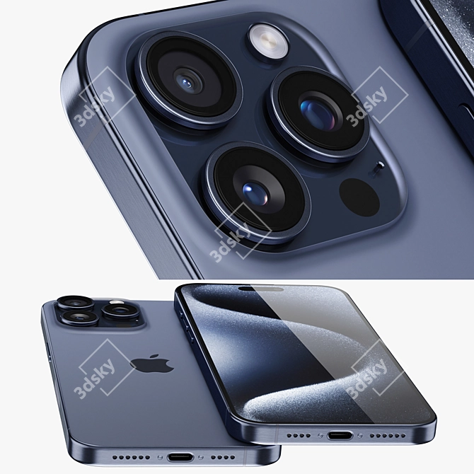 iPhone 15 Pro MAX Render Model 3D model image 3