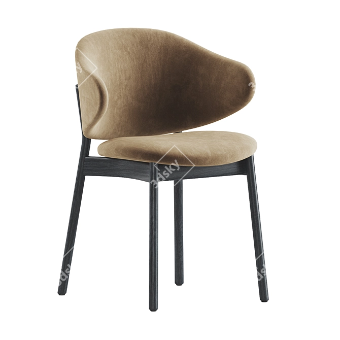 Elegant Holly Chair: Modish Comfort 3D model image 2