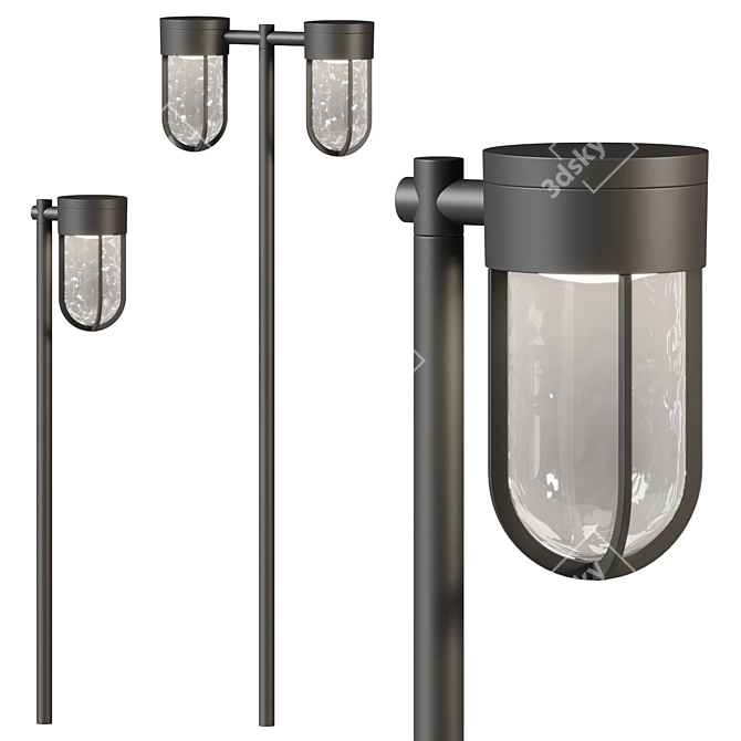 Modern Outdoor Lighting Collection "Davy 3D model image 1