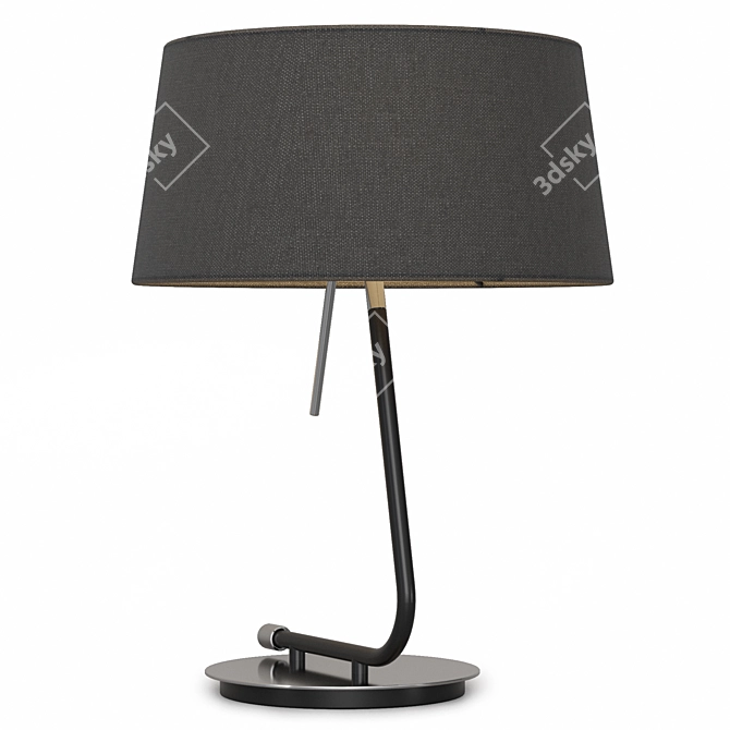 Modern Metal Table Lamp: Faro Barcelona 3D model image 5