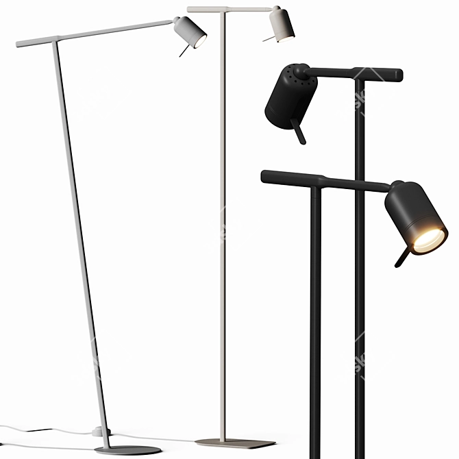 Tonone One+ Straight Floor Lamp 3D model image 1