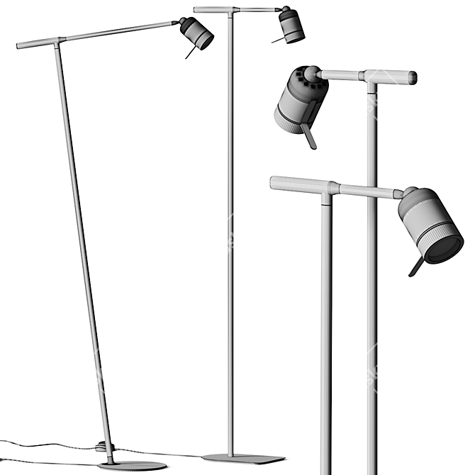 Tonone One+ Straight Floor Lamp 3D model image 4