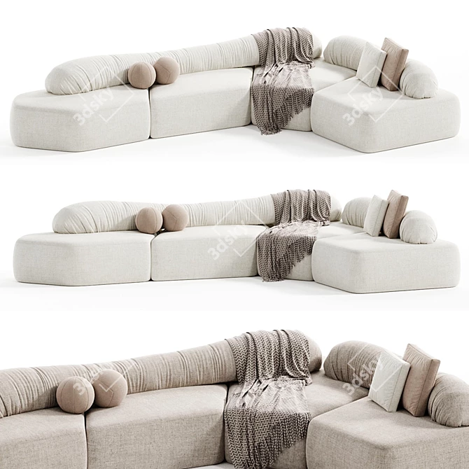 Modern Helen Sofa for 2015 3D model image 1