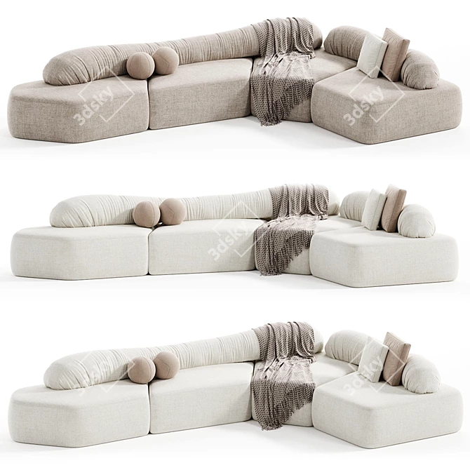 Modern Helen Sofa for 2015 3D model image 3