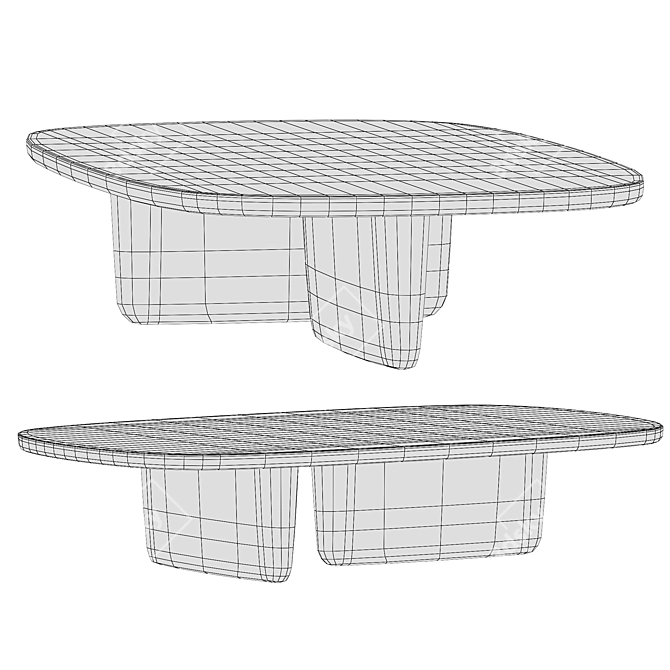 Tobi-Ishi Small Tables, Bebitalia Collection 3D model image 5