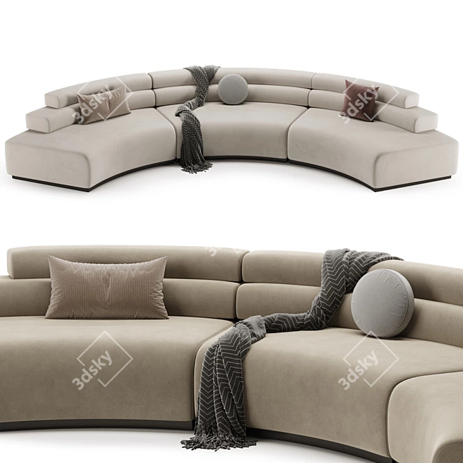 Luxury BAYREUTH Sofa - 3D Model 3D model image 3