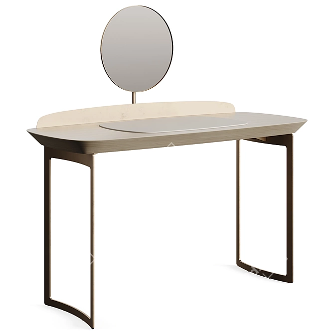 Eforma ICON Vanity Desk - Modern Beauty Solution 3D model image 2