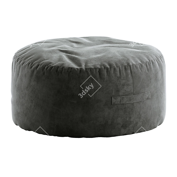 Nord Bean Bag Ottoman 3D model image 2