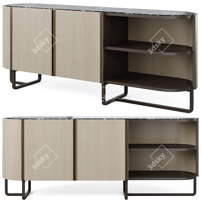 Modern Nashua Sideboard by Frato 3D model image 1