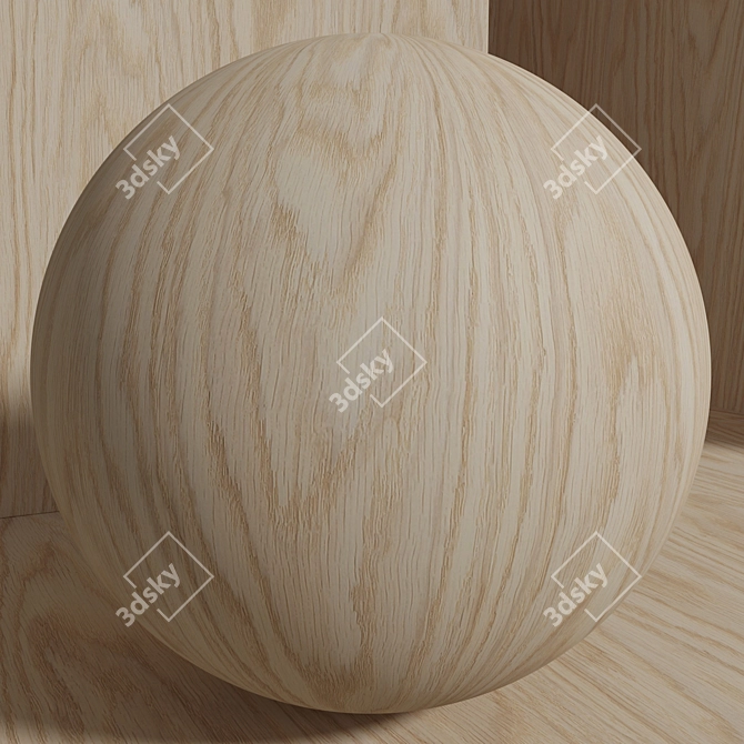 Seamless Plywood Set 163 3D model image 2