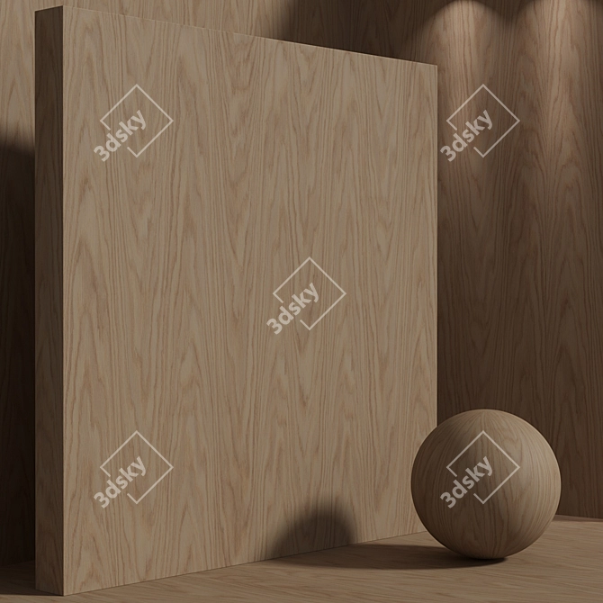 Seamless Plywood Set 163 3D model image 4