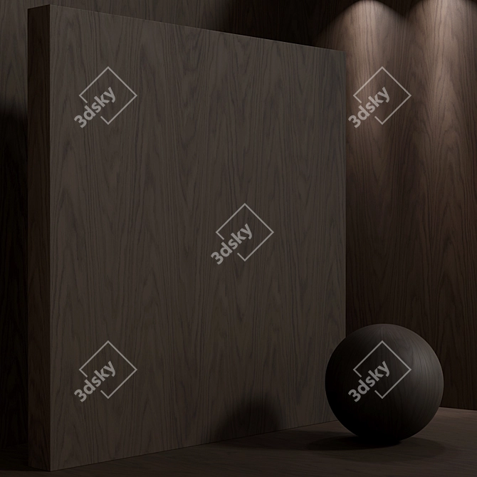 Seamless Plywood Set 163 3D model image 5