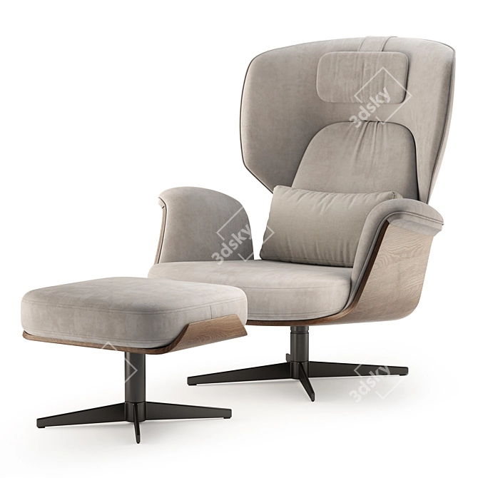 Luxury Comfort Armchair: Bonaldo OLOS 3D model image 3