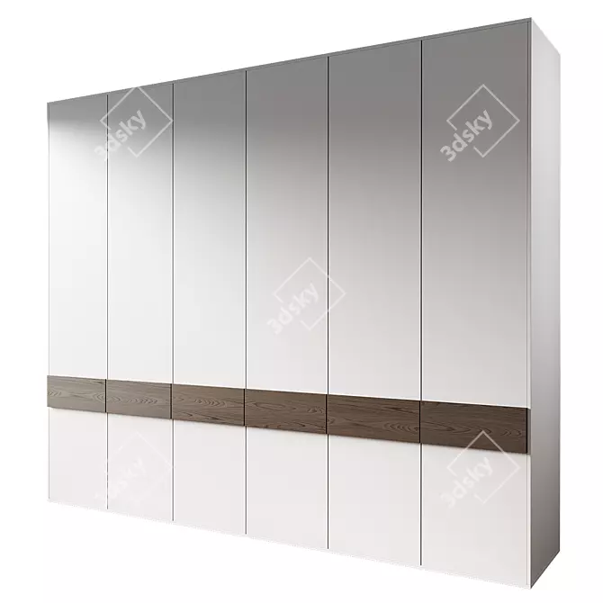 Modern Model Wardrobe 3Ds Max 3D model image 2