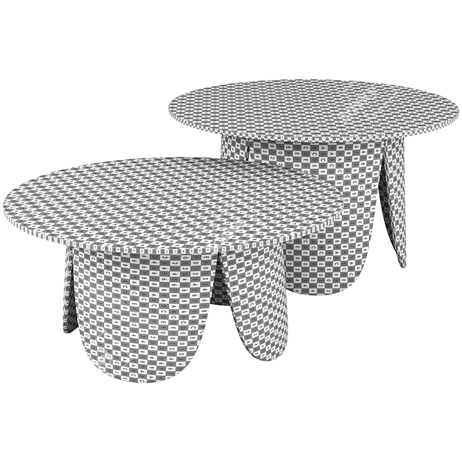 Bolia Peyote Modern Coffee Table 3D model image 5