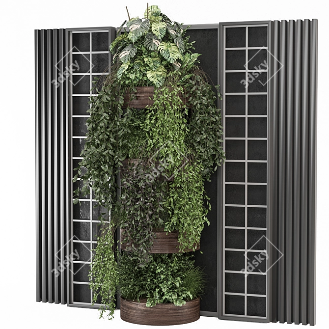 Vertical Wall Garden Set 1115 3D model image 5