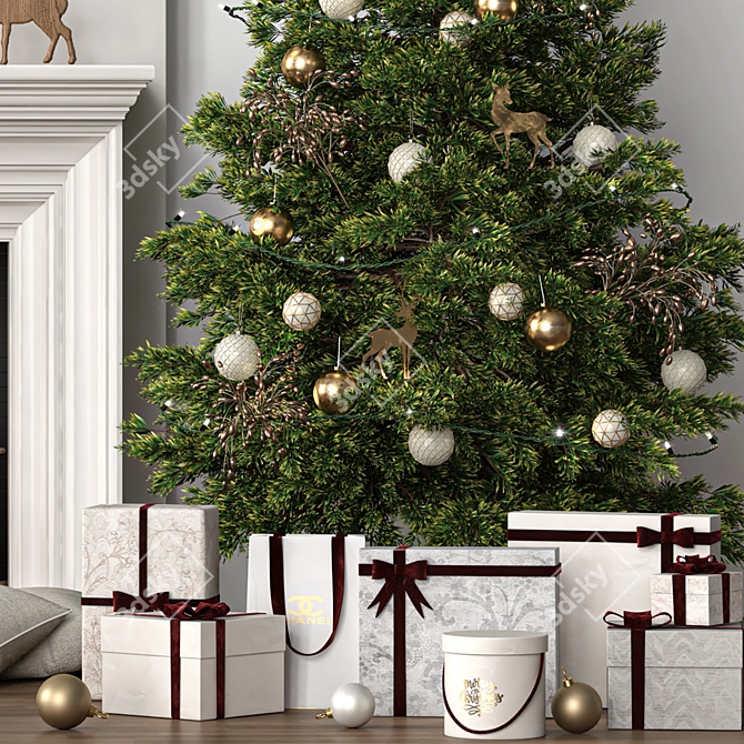 Holiday Tree Decor 2015 Standalone 3D model image 4