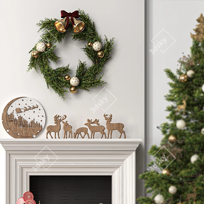 Holiday Tree Decor 2015 Standalone 3D model image 5