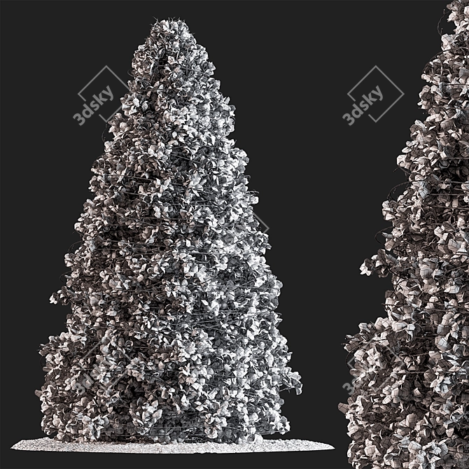 Festive Tree & Decor Set 3D model image 3