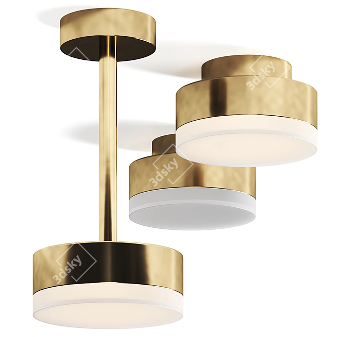 Gibas Dot 168.71 Ceiling Lamp 3D model image 1