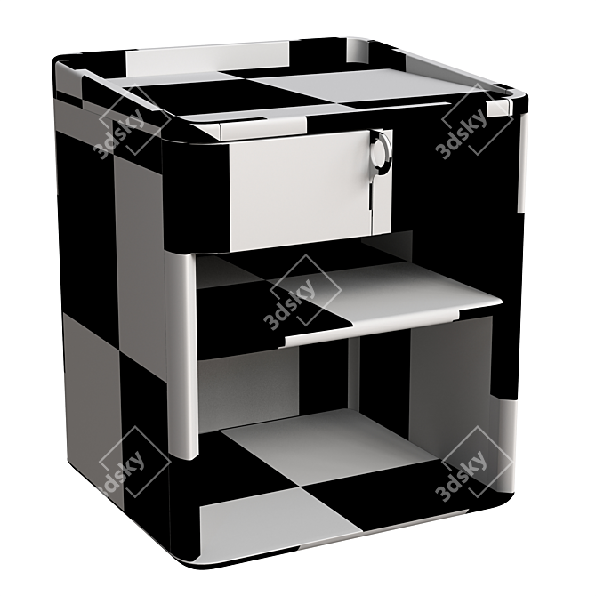 Elegant Axel Night Stand 3D model image 5