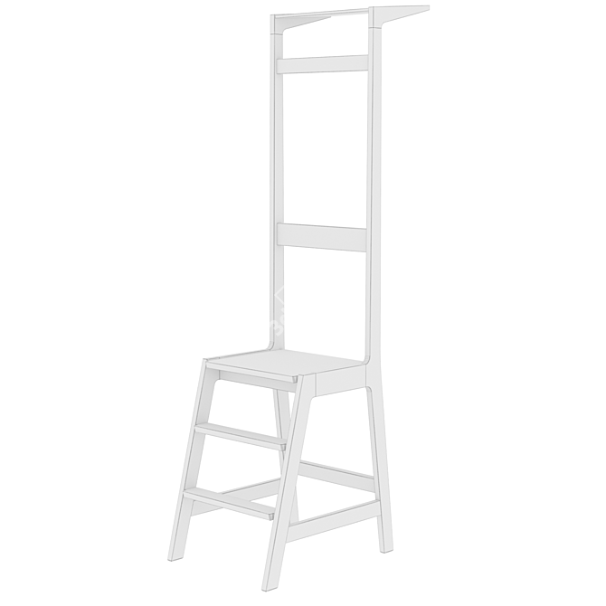 PBR-Optimized Library Ladder Render 3D model image 5