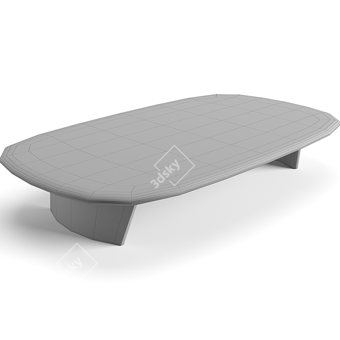 Sleek Minotti Anish Coffee Tables 3D model image 3