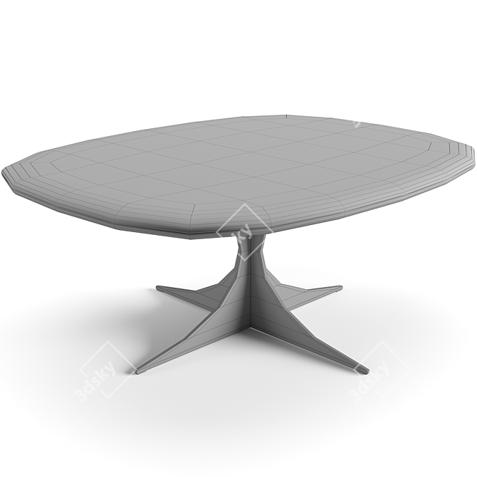 Sleek Minotti Anish Coffee Tables 3D model image 5