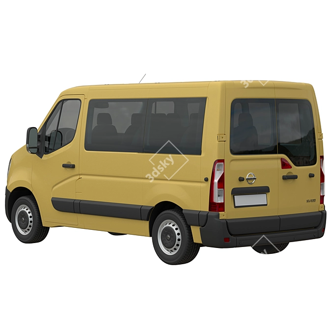 Nissan NV400 Minivan Model Kit 3D model image 3