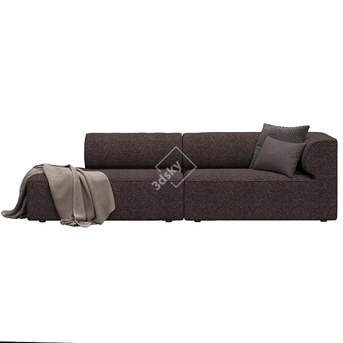 Menu Modular Eave Sofa Set 3D model image 1