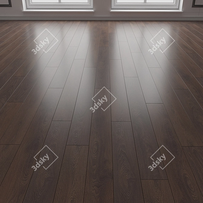  Versatile Flooring Planks 3D Model 3D model image 3